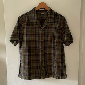 Todd Snyder short sleeve button front shirt